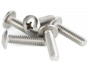 M3 Nickel Plated Phillips Truss Head Machine Screw - 8mm