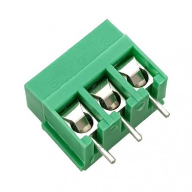 3 Way PCB Terminal Block - Prime 500-3 Green (Min Order Quantity 1 pc for this Product)