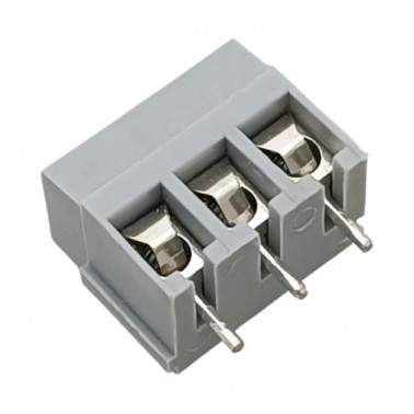 3 Way PCB Terminal Block - Prime 500-3 Gray (Min Order Quantity 1 pc for this Product)