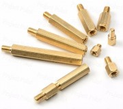 20mm M3 Brass Male-Female Standoff with Nut & Screw - Medium Quality