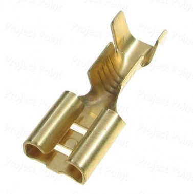 Battery Spade Terminal 6.3mm Female - Medium Quality (Min Order Quantity 1pc for this Product)